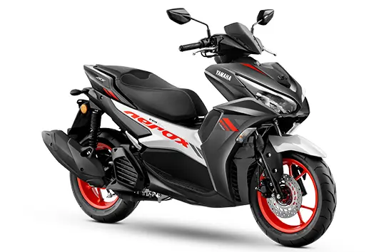 Yamaha Aerox 155 ABS in Grey Vermillion