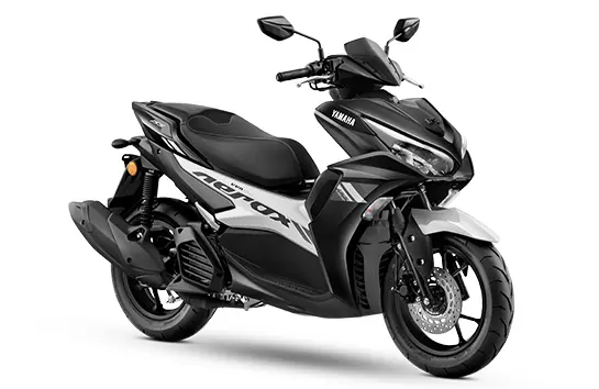 Yamaha Aerox 155 ABS in Metallic Black