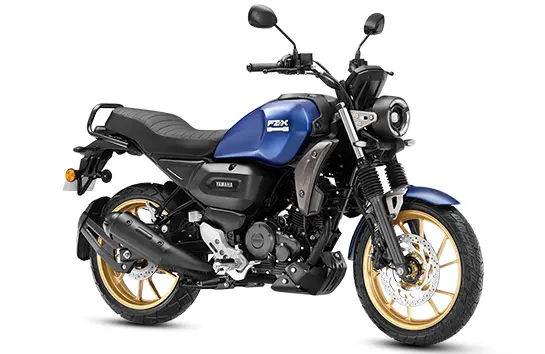 Yamaha FZ-X in DARK-MATTE-BLUE