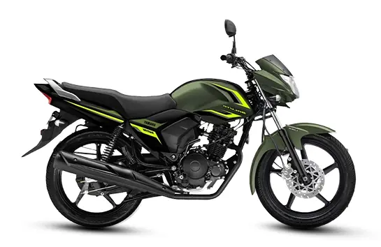 Yamaha Saluto 125cc in Sparkle Green